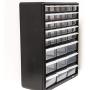 Homak 39-Drawer Parts Organizer, Black, HA01039001