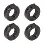 AZSSMUK Single Split Clamp-On Shaft Collars of Metal 3/4'' Bore w/Set Screw,4-Piece
