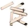 10 Pieces - 16K Rose Gold Plated Stamping Blank Bar Horizontal Pendant Name Plate Jewelry Supply Craft Supplies 1.35'' x 0.28'' (34.3mm x 7mm) - 10P4 (Rose Gold) 10 Pieces - 16K Rose Gold Plated Stamping Blank Bar Horizontal Pendant Name Plate Jewelry Supply Craft Supplies 1.35'' x 0.28'' (34.3mm x 7mm) - 10P4 (Rose Gold)