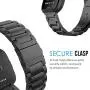 MoKo Watch Band Compatible with Fitbit Versa/Versa 2/Versa lite Edition/Versa Special Edition, Women Men Premium Stainless Steel Metal Replacement Bracelet Strap - Black MoKo Watch Band Compatible with Fitbit Versa/Versa 2/Versa lite Edition/Versa Special Edition, Women Men Premium Stainless Steel Metal Replacement Bracelet Strap - Black