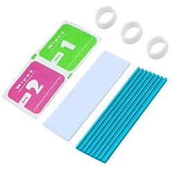 XT-XINTE Aluminum Cooling Heat Sink Thermal Pads Heat Dissipation Radiator for M.2 for NGFF SATA PCI-E for NVME SSD Heatsink (3mm Blue,1 Pcs)