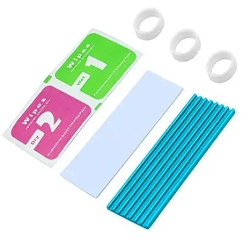 XT-XINTE Aluminum Cooling Heat Sink Thermal Pads Heat Dissipation Radiator for M.2 for NGFF SATA PCI-E for NVME SSD Heatsink (3mm Blue,1 Pcs) XT-XINTE Aluminum Cooling Heat Sink Thermal Pads Heat Dissipation Radiator for M.2 for NGFF SATA PCI-E for NVME SSD Heatsink (3mm Blue,1 Pcs)