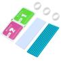 XT-XINTE Aluminum Cooling Heat Sink Thermal Pads Heat Dissipation Radiator for M.2 for NGFF SATA PCI-E for NVME SSD Heatsink (3mm Blue,1 Pcs)