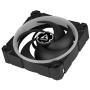 ARCTIC BioniX P120 A-RGB (Bundle 3 pc, incl. A-RGB Controller) - 120 mm Pressure-Optimised Fan with A-RGB, PWM, Cooler, Fluid Dynamic Bearing, 400-2300 RPM - Black (ACFAN00156A)