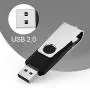 KEXIN 16GB USB Drive Bulk 50 Pack Flash Drive 16 GB USB Drive Thumb Drive Bulk Flash Drive Pack Swivel USB 2.0 (16GB, 50PCS, Black)