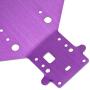 04001 Aluminum Chassis Plate Replacement for RC 1/10 Redcat HSP 94111 94107 Rally Monster Truck Off Road Buggy Upgrade Parts (Purple)