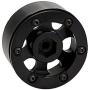 LAFEINA 1.9 Inch Beadlock Metal 6 Spoke Wheels Rims for 1/10 Scale RC Rock Crawler Car Axial SCX10 Tamiya CC01 RC4WD D90 (4 PCS)