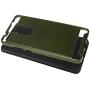 Z-GEN - for Coolpad Legacy 6.36'' (2019) 3705A - Brushed Style Hybrid Phone Case - CS3 Dark Green