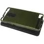 Z-GEN - for Coolpad Legacy 6.36'' (2019) 3705A - Brushed Style Hybrid Phone Case - CS3 Dark Green