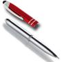Stylus Pen for Touchscreen Devices, Tablets, iPads, iPhones, Multi-Function Capacitive Pen with LED Flashlight, Ballpoint Ink Pen, 3-in-1 Metal Pen, Multi,6PK