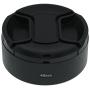 SIOTI Camera Standard Focus Metal Lens Hood with Cleaning Cloth and Lens Cap Compatible with Leica/Fuji/Nikon/Canon/Samsung Standard Thread Lens