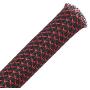 100ft - 3/4 inch PET Expandable Braided Sleeving – Blackred – Alex Tech braided cable sleeve