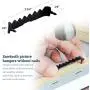 Sawtooth Picture Hangers - 100 Pack - Black Sawtooth Picture Hangers No Nail - 1 3/4 Inch Sawtooth Hangers Sawtooth Picture Hangers - 100 Pack - Black Sawtooth Picture Hangers No Nail - 1 3/4 Inch Sawtooth Hangers