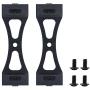 DAPENGNIAO 2Pcs Metal Bracket Suitable for Wpl B1 B14 B16 B24 C14 C24 B36 Mn D90 D91 Rc Car Upgrade Metal DIY Parts Kit Accessories (Color : Black)
