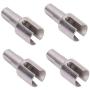 RC Differential Cups, 4Pcs 1:14 Scale Metal Remote Control Vehicle Differential Cups RC Truck Spare Parts for WLtoys 144001 1/14 RC Accessories Replacement (Metal )