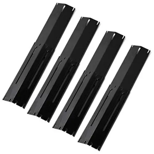 Broilmann Universal Adjustable Grill Heat Plate Replacement for Gas Grill, Porcelain Steel Heat Plate Shield, Flavorizer Bar, Extends from 11.75'' up to 21'' L (Pack of 4) Broilmann Universal Adjustable Grill Heat Plate Replacement for Gas Grill, Porcelain Steel Heat Plate Shield, Flavorizer Bar, Extends from 11.75'' up to 21'' L (Pack of 4)