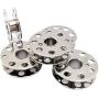 YEQIN 20pcs Metal Bobbins for Singer Featherweight 221 & 301#45785