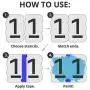 Curb Stencil Kit for Address Painting, All Numbers - 14 Mil Mylar Plastic [4'' Tall Numbers, 2 of Each]