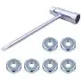 Adefol 13 x 19 mm Chainsaw Wrench Scrench with 6 Bar Nuts for Stihl 017 018 019 020 021 023 024 025 026 028 034 Chainsaw Replacement Parts Repair Tools Adefol 13 x 19 mm Chainsaw Wrench Scrench with 6 Bar Nuts for Stihl 017 018 019 020 021 023 024 025 026 028 034 Chainsaw Replacement Parts Repair Tools