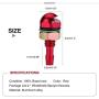 2pcs Windshield Nozzle Washer Nozzle, Keenso Universal Car Auto Windshield Wiper Spray Jet Nozzle Replacement Kit(Red)