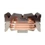 Gelid Solutions Tranquillo – CPU Cooler with 120mm PWM Fan – 4 Heatsink Pipes – Nickel Plating – Double Layer Fan Blade Design – Color Black