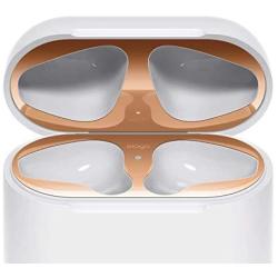 elago Upgraded AirPods Dust Guard (Rose Gold, 1 Set) – Dust-Proof Film, Luxurious Looking, Must Watch Easy Installation Video, Protect AirPods from Metal Shavings [US Patent Registered]