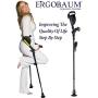 Crutches- Latest Generation Ergobaum by Ergoactives. 1 Pair of The''Pain Reduction'' Crutches