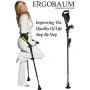 Crutches- Latest Generation Ergobaum by Ergoactives. 1 Pair of The''Pain Reduction'' Crutches