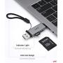 SD Card Reader, uni USB C Memory Card Reader Adapter USB 3.0, Supports SD/Micro SD/SDHC/SDXC/MMC, Compatible for MacBook Pro, MacBook Air, iPad Pro 2018, Galaxy S20, Huawei Mate 30, and More