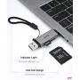 SD Card Reader, uni USB C Memory Card Reader Adapter USB 3.0, Supports SD/Micro SD/SDHC/SDXC/MMC, Compatible for MacBook Pro, MacBook Air, iPad Pro 2018, Galaxy S20, Huawei Mate 30, and More SD Card Reader, uni USB C Memory Card Reader Adapter USB 3.0, Supports SD/Micro SD/SDHC/SDXC/MMC, Compatible for MacBook Pro, MacBook Air, iPad Pro 2018, Galaxy S20, Huawei Mate 30, and More