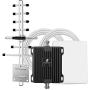 Cell Phone Signal Booster for Home and Office Use - Band 2/5 Cellular Repeater Kit Boosts Verizon, AT&T, T-Mobile GSM 3G Voice, Call and Text Up to 4,500 Sq Ft. Support Multi Devices. (850/1900MHz)