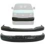 New Front Bumper Face Bar With License Plate Holes + Upper Cover Textured For 2003 - 2020 Chevrolet Express / GMC Savanna Direct Replacement 22890548 22872781