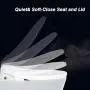 Hibbent Bidet Seat Dual Nozzles for Rear & Feminine Cleaning - No Electricity Bidet Toilet Seat Sleek Design - On/OFF Metal T Adapter Included (Elongated - OB306) Hibbent Bidet Seat Dual Nozzles for Rear & Feminine Cleaning - No Electricity Bidet Toilet Seat Sleek Design - On/OFF Metal T Adapter Included (Elongated - OB306)