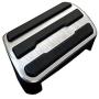 For Porsche 911 718 For Panamera 2010-2019 Accessories Non-Slip Metal Rubber Brake Foot Car Gas Pedal Cover Set Kit 2pcs Aluminum Automatic Transmission (A Design)