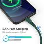 iPhone Charger Cable 6ft 5Pack,iPhone Cable 6 Foot Ailawuu iPhone Cord Sync USB Fast Charging Compatible with iPhone 11/11 Pro/Pro Max/X/XS Max/XR/8/8 Plus/7/7 Plus/iPad/iPod (Green)