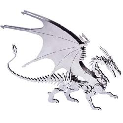 RuiyiF 3D Dragon Puzzles Metal Model Kits to Build for Adults, DIY 3D Assembly Jigsaw Puzzles(with Tool Kit), 3D Metal Puzzle Desk Ornament/Gifts