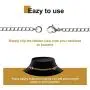 Necklace Extenders, 10Pcs Stainless Steel Gold Silver Necklace Bracelet Anklet Extension Chains with Lobster Clasps and Closures for Jewelry Making