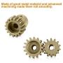 5PCS 32DP 540 Motor Pinion Gear 12T 13T 14T 15T 16T 3.175mm Shaft Pinion Gears Parts Set Kit for 1/10 RC Car Brushless Brush Motor