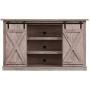 Pamari Wrangler Sliding Barn Door TV Stand, Ashland Pine