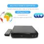 LP-077 DVD Player for TV, Region Free DVD CD Discs Player with HDMI & AV Output (HDMI & AV Cable Included), HD1080P, Built-in PAL/NTSC, Supports MIC/USB2.0 (Metal Case)