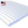Adtech Crystal Clear Hot Glue Gun Sticks (220-11ZIP24) – Full Size Hot Glue Sticks. All-purpose glue sticks for crafting, scrapbooking & more. 10” long .44” Diameter. 24 Sticks., Clear