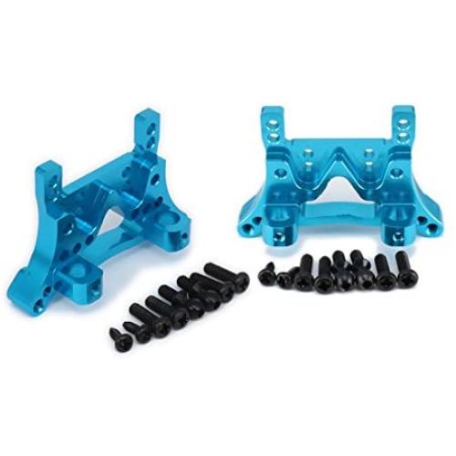 HobbyCrawler for 1/18 Wltoys A959 Front/Rear Shock Tower Absorber Board A969 A979 K929 Metal RC Model Car Upgrades Parts(Blue)