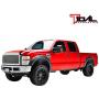 Tidal Fender Flares 4PCS Textured Black Pocket Rivet Style ABS for 08-10 Super Duty F250/F350