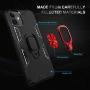 iPhone 11 Case, Maxuni iPhone 11 Protective Case with Ring Kickstand, Drop Tested Anti-Scratch Impact-Resistant Bumpers Cover with Stand Metal Plate to Magnetic Car Mount(6.1 inch)