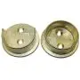 Nuk3y Heavy Duty Metal Steel Closet Pole Socket Set 1-1/2'' (Polished Brass) Nuk3y Heavy Duty Metal Steel Closet Pole Socket Set 1-1/2'' (Polished Brass)