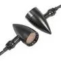 PBYMT Bullet Style Turn Signal Light Amber Lamp Compatible for Chopper Bobber Cruiser Honda Suzuki Kawasaki Yamaha Harley Davidson BMW and More (Black Housing) PBYMT Bullet Style Turn Signal Light Amber Lamp Compatible for Chopper Bobber Cruiser Honda Suzuki Kawasaki Yamaha Harley Davidson BMW and More (Black Housing)