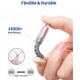 USB C to USB C 60W Fast Charging Cable, JSAUX[2-Pack 6.6ft] Type C Charger Cord Compatible with Samsung Galaxy S21 /S20 /Note 20 10, MacBook Air/Pro 13, iPad Air/Pro 2020, Google Pixel 3/4, etc-Pink