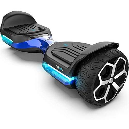 Gyroor T581 Hoverboard 6.5'' Off Road All Terrain Hoverboard with Bluetooth Speaker and Two-Wheel Self Balancing Hoverboard with UL2272 Certified (Blue)