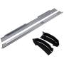 Crew Cab Inner & Outer Slip On Metal Rocker Panels With Cab Corners Protector Kit Replacement For Chevy Silverado/Replacement For GMC Sierra 4 Door Crew Cab 2001-2007 Replacement Pair
