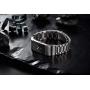 Fitbit Charge 2 Wrist Band,Shangpule Stainless Steel Metal Replacement Smart Watch Band Bracelet with Double Button Folding Clasp for Fitbit Charge 2 (Black)